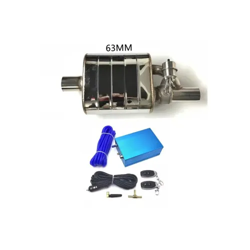 Toba sport evacuare auto cut off valve cu telecomanda 63 mm reglaj sunet inox