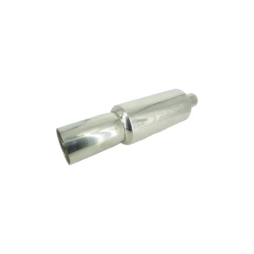 Toba sport inox cu silencer si reglaj de sunet, intrare 5 cm, iesire 9 cm, latime 46 cm
