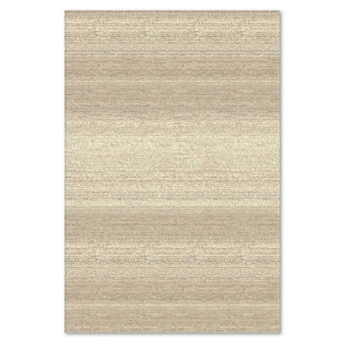Traversa Carpeta Matrix 17351-18455, 80 x 250 cm, polipropilena frise, crem + maro + gri, dreptunghiulara