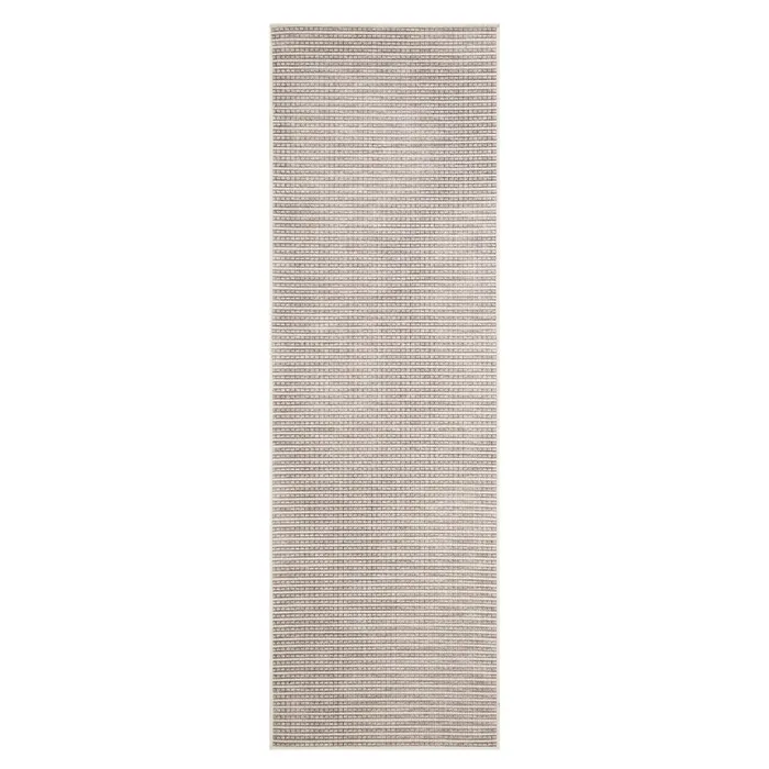 Traversa exterior / interior Oriental Weavers Oria 20721-YV7-X Flat, 80 x 250 cm, polipropilena heat-set, bej, dreptunghiular