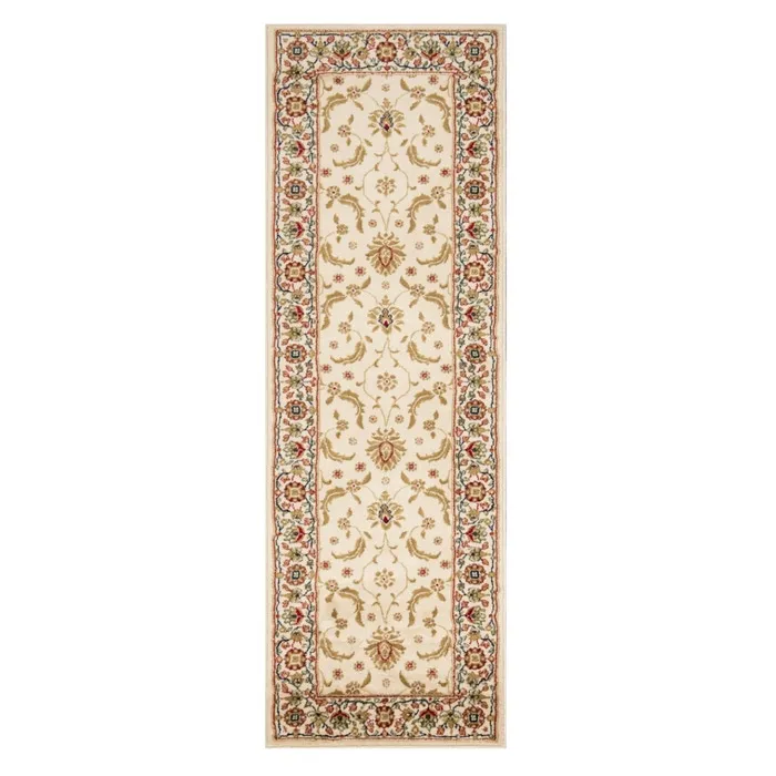 Traversa Oriental Weavers Bristol 430-CG1-W, 80 x 250 cm, polipropilena, crem + bej, dreptunghiulara