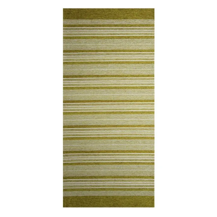 Traversa Oriental Weavers Laos 129, 75 x 160 cm, poliester chenille + vascoza, verde, dreptunghiulara