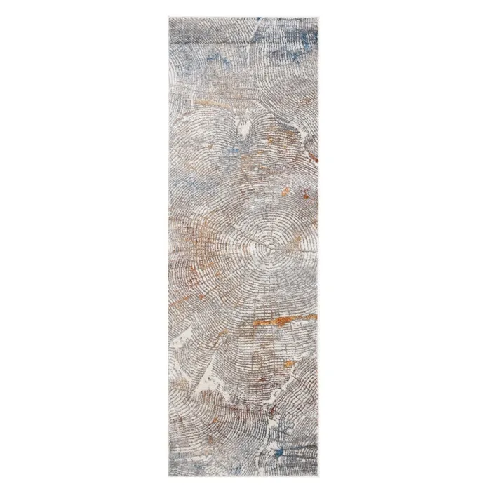 Traversa Oriental Weavers Relato 54005-ZJ9-X Tree, 80 x 250 cm, poliester heat-set, multicolora, dreptunghiulara