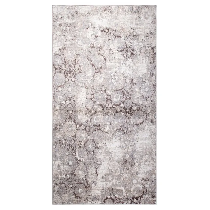 Traversa Phoenix 60261-0744, 80 x 250 cm, polipropilena frize, bej + crem + maro, dreptunghiulara