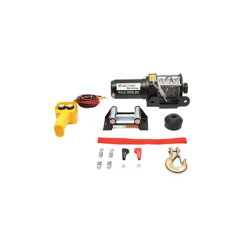 Troliu electric cu telecomanda 12V, 1,6T (3000lbs) lungime cablu 9.2m