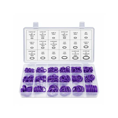 Trusa garnituri O-ring violet pentru aer conditionat 270 piese — imaginea 2