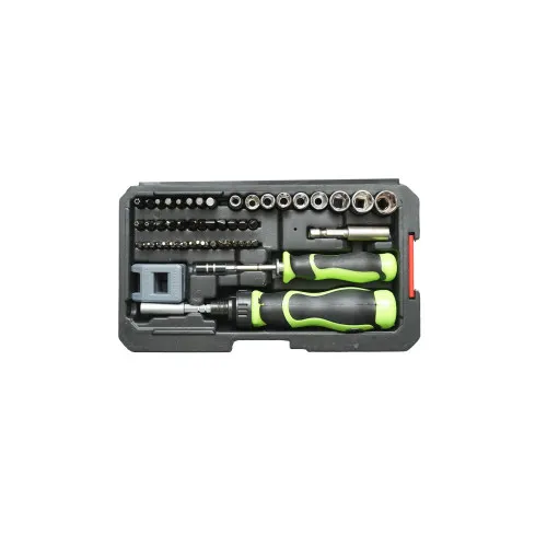 Trusa surubelnita cu biti si tubulare 5-13mm 51 piese Breckner Germany