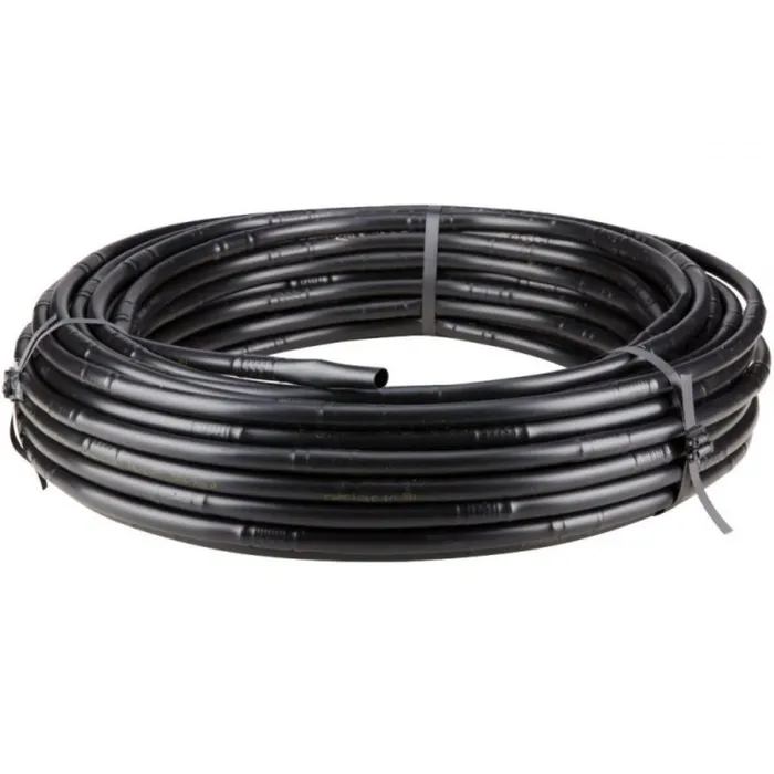 Tub pentru irigatii prin picurare, Grunman, 36 mil, D 16 mm, distanta orificii 40 cm, 4l/h, rola 100 m