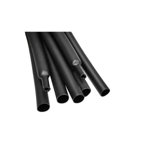Tub varnis termocontractabil negru 6.0 mm 100 m rola raport contractie 2:1