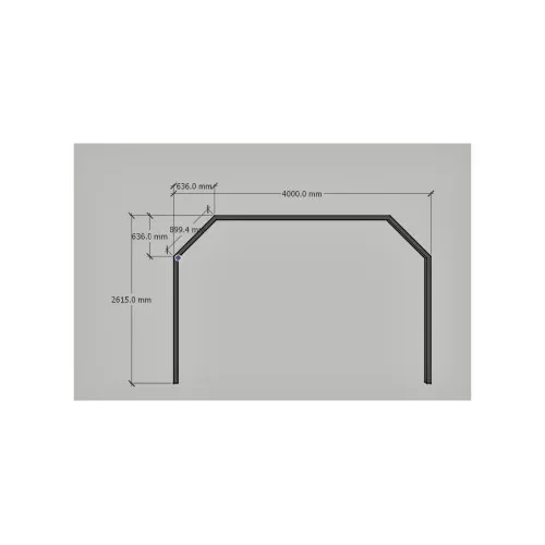 Tunel LED detailing auto 1470W, 6000K alb rece, 4000x5244 mm — imaginea 5