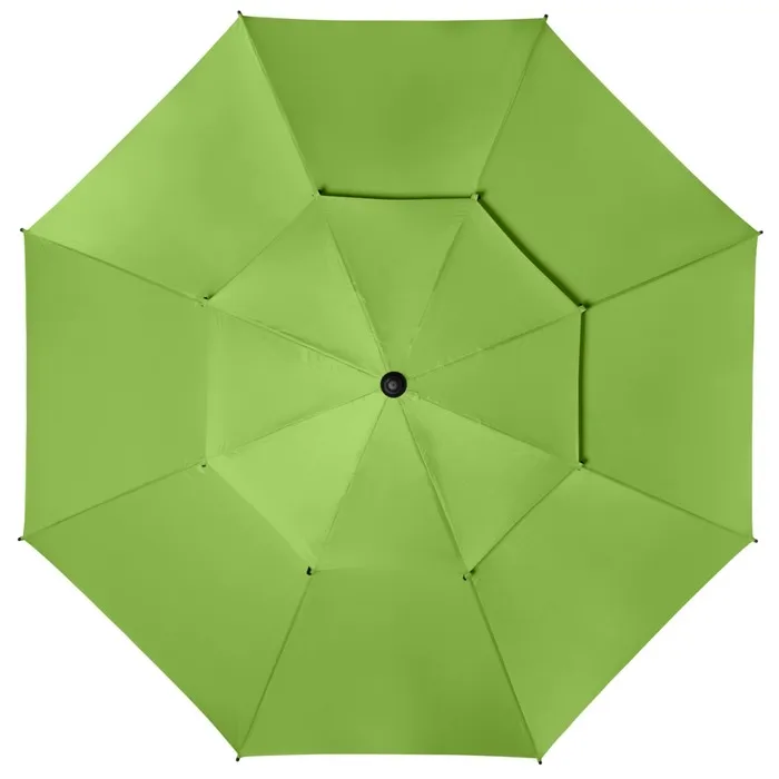 Umbrela soare de terasa / gradina, Windprofi, rotunda, structura metal, verde, D 200 cm — imaginea 3