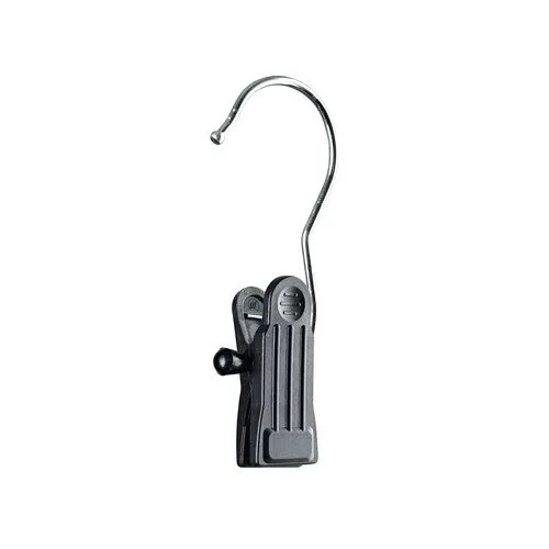 Umerase cu 1 clema pentru prindere haine & pantofi Hettich 38mm, otel zincat & plastic negru, 2 bucati