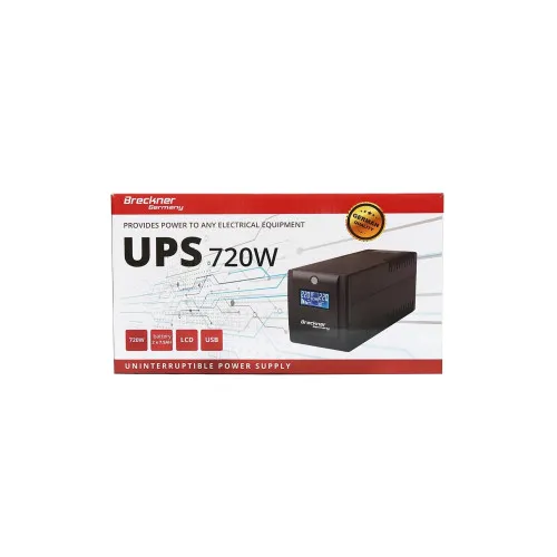 UPS 1000VA 600W cu 4 prize Schuko, LCD si USB Breckner Germany — imaginea 4
