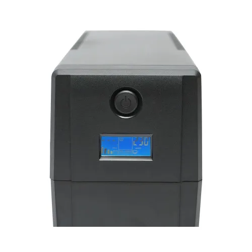 UPS 600VA 360W cu 2 prize Schuko, LCD, USB si AVR — imaginea 2