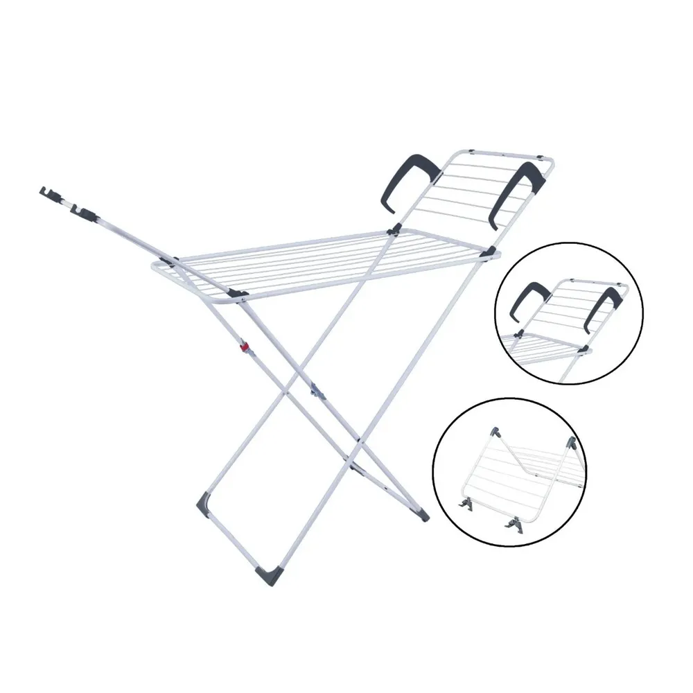Uscator rufe tip suport, Eurogold 0531, 3 in 1, multifunctional, metal + plastic, 1710 x 550 x 990 mm