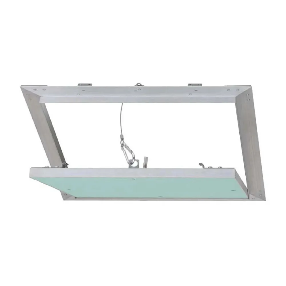 Usita vizitare Aluhydro Dakota, pentru perete, aluminiu + gips carton, 300 x 300 x 12.5 mm