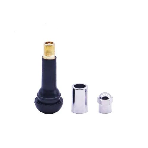 Valva auto cromata tip TR413 compatibila jante standard — imaginea 2