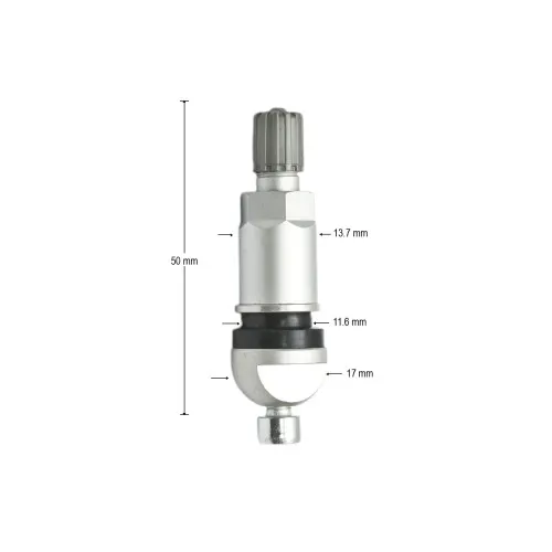 Valva roata tubeless aluminiu compatibila senzor TPMS-6 — imaginea 3