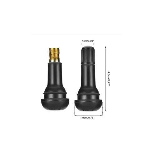 Valva tubeless pentru jante 13 inch cauciuc negru standard auto — imaginea 5