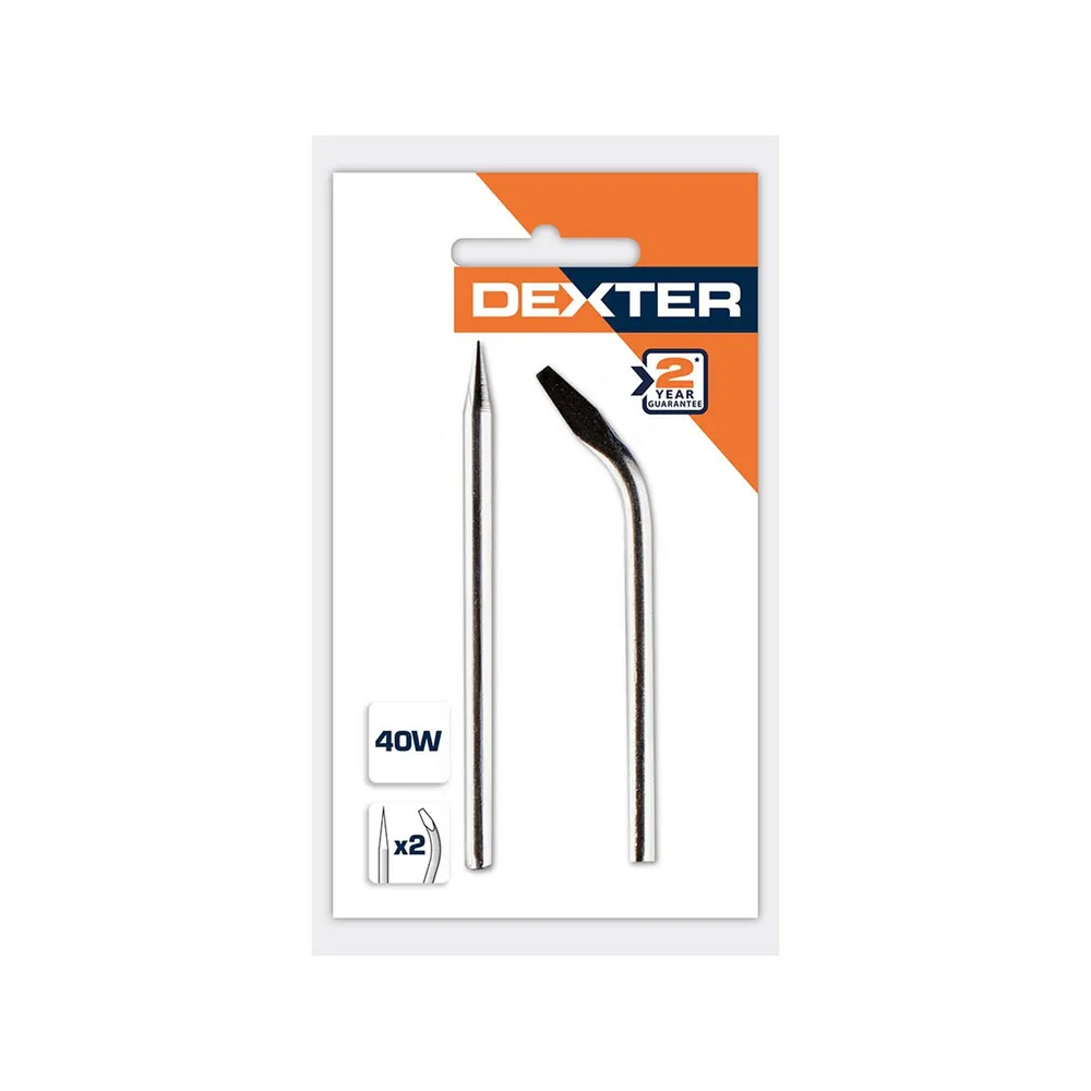 Varfuri ciocan de lipit Dexter, 40 W (set 2 buc)