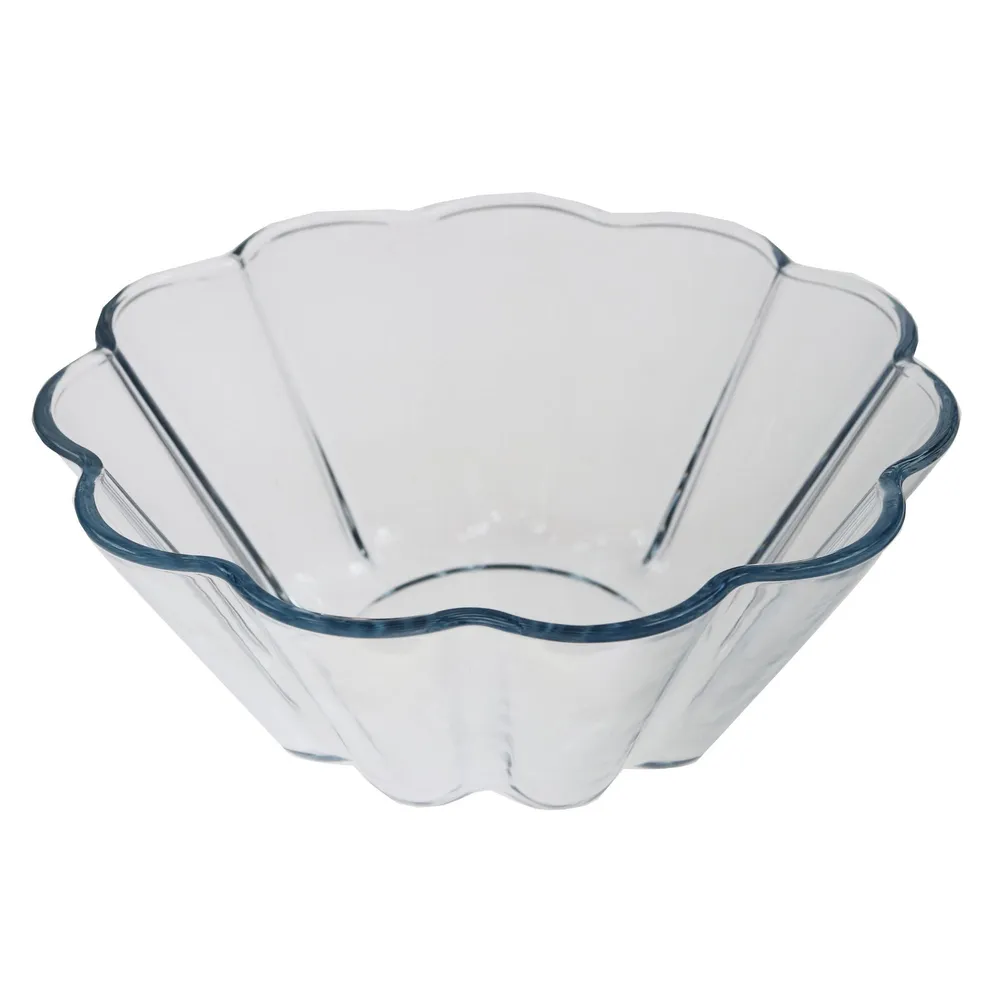 Vas termorezistent Borcam 59114, sticla termica, transparent, D 21.8 cm