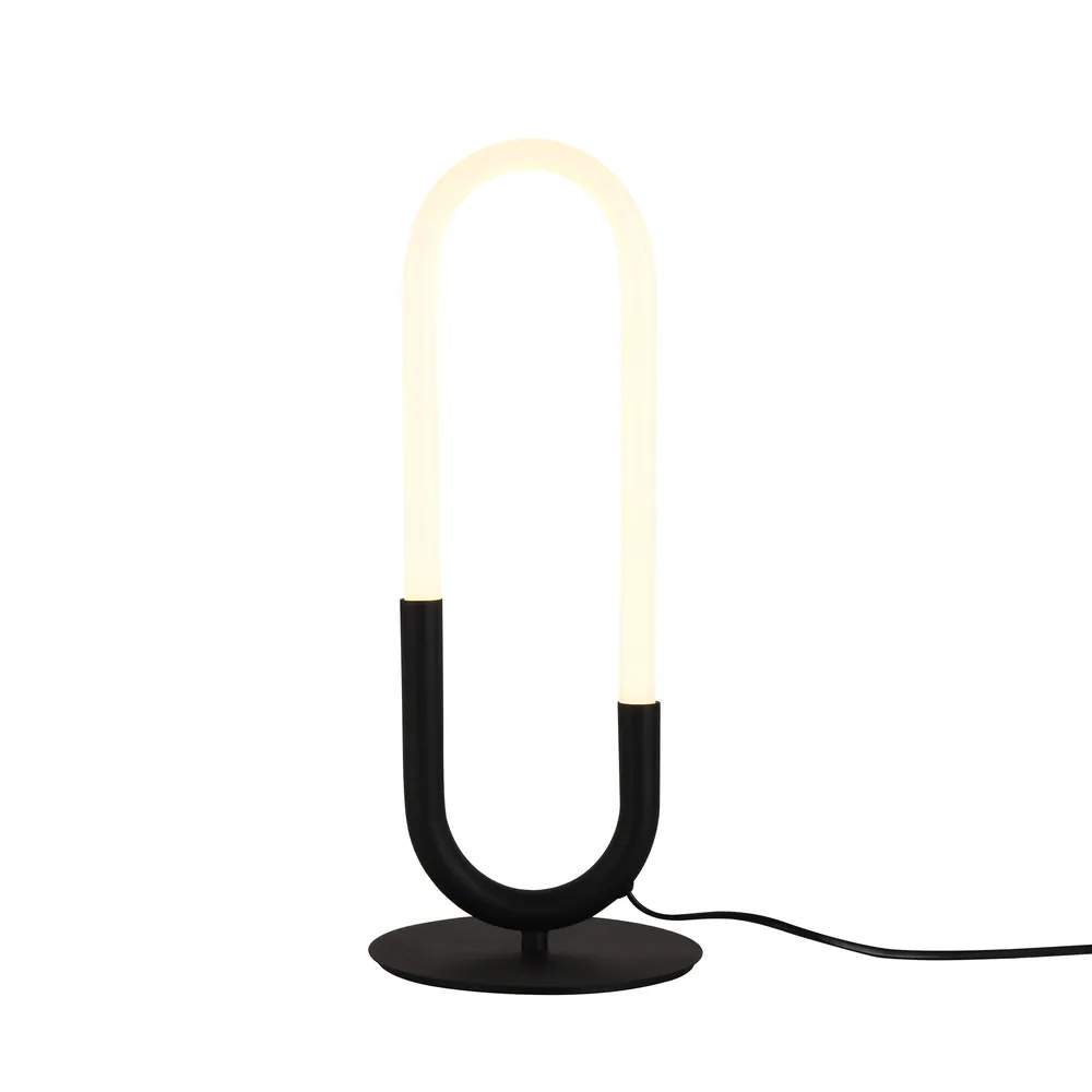 Veioza LED Latium 01-3186, 9 W, 770 lm, lumina calda, negru mat