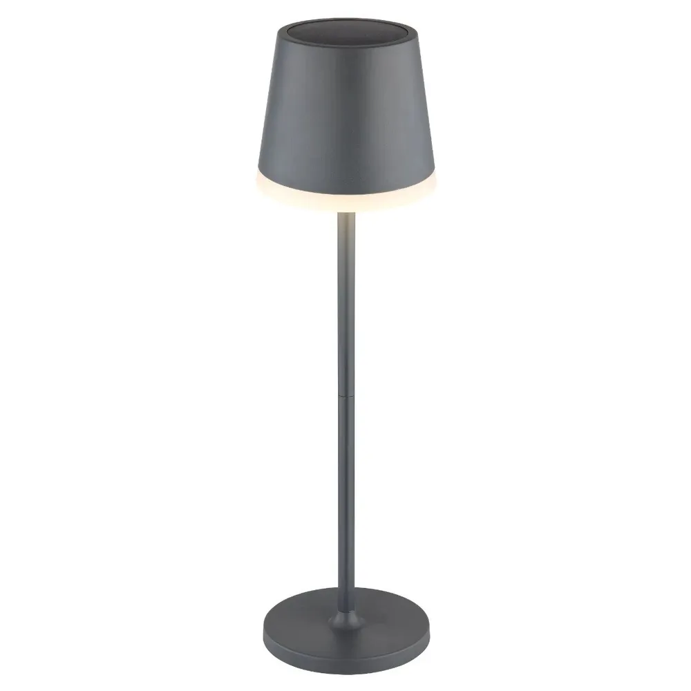 Veioza LED Solar 366374A, 0.06 W, lumina calda, antracit, modern