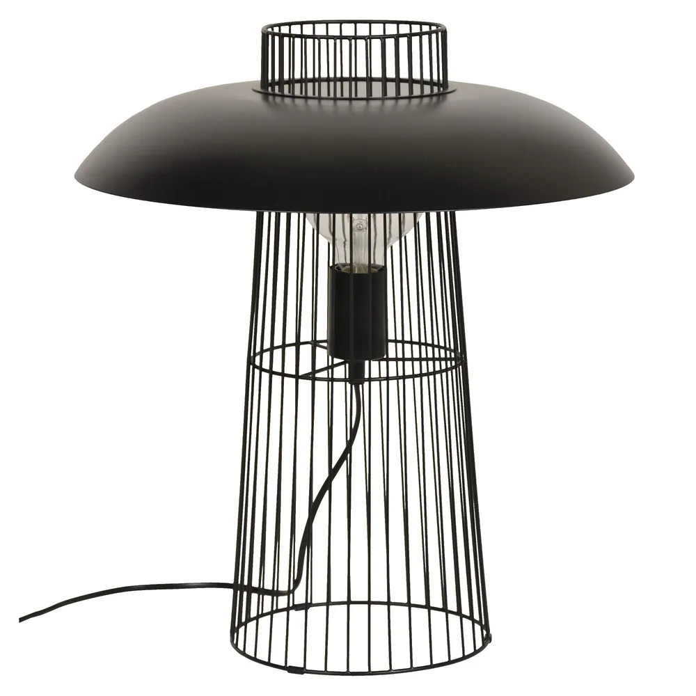 Veioza Sitio, 1 x E27, H 45 cm, metal, negru