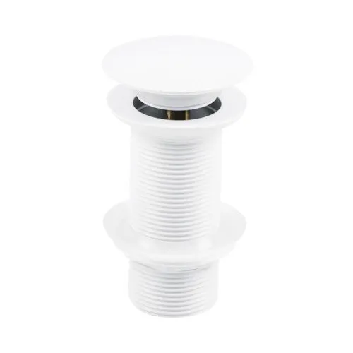 Ventil scurgere Push-Open 1 1/4", alb mat, 63mm diametru, 98mm inaltime