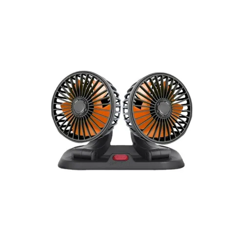 Ventilator auto dublu cu mufa USB 5V — imaginea 3