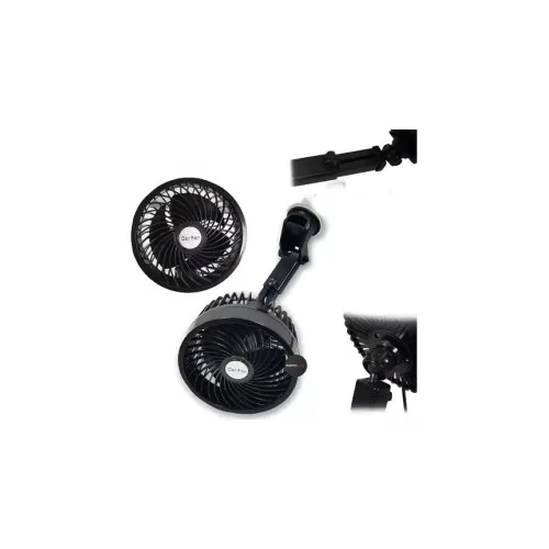 Ventilator auto pentru bord cu ventuză, alimentare 12V — imaginea 4