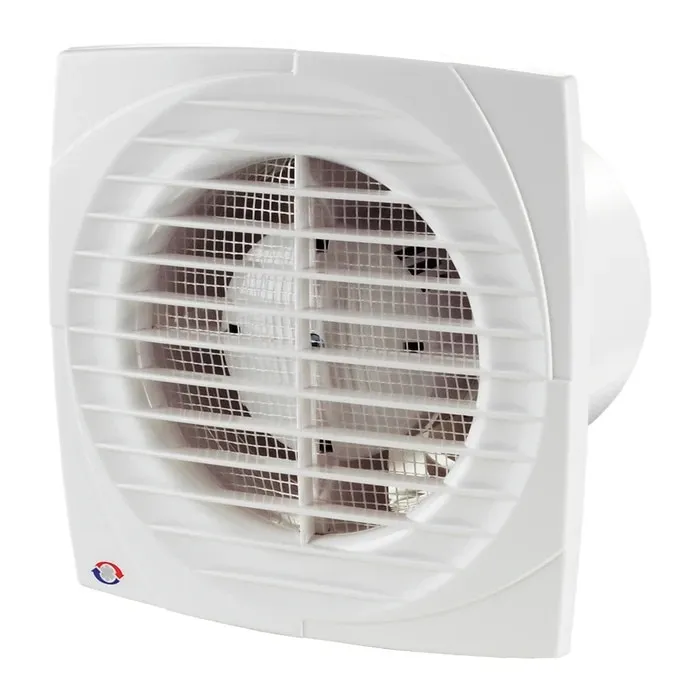 Ventilator baie, axial, Vents 100 DT, cu timer, cu plasa anti-insecte, plastic, IP34, 14 W, 2300 RPM, 95 mc/h, D 100 mm