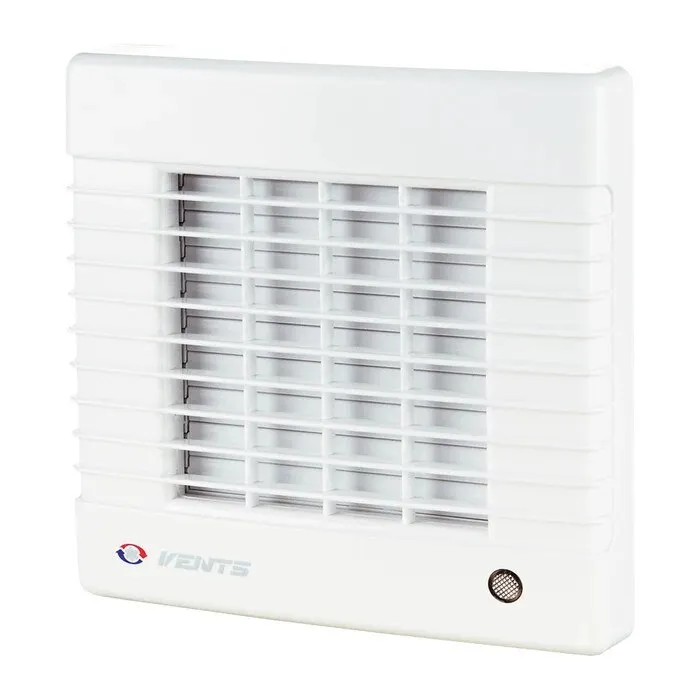 Ventilator baie, axial, Vents 125 MA, cu jaluzele automate, plastic, IP24, 22 W, 2400 RPM, 188 mc/h, D 125 mm