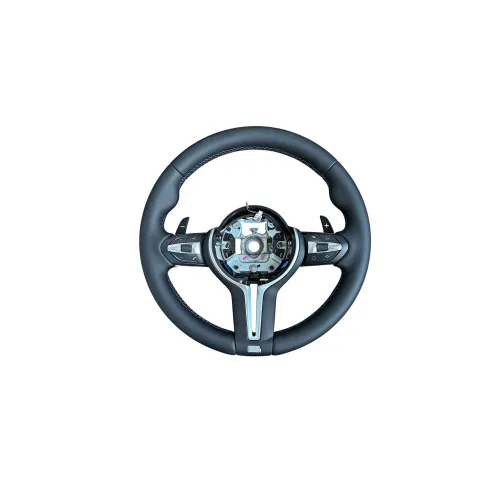 Volan sport piele compatibil BMW Seria 5 E60/E61, Seria 6 E63/E64 dupa 09/2005