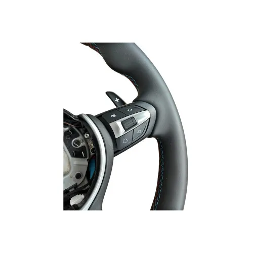 Volan sport piele compatibil cu modelele BMW Seria 1 E87 Seria 3 E90, E91, E92,E93 X1 E84 X5 E70,E53 X6 E71 Z4 E89 — imaginea 4
