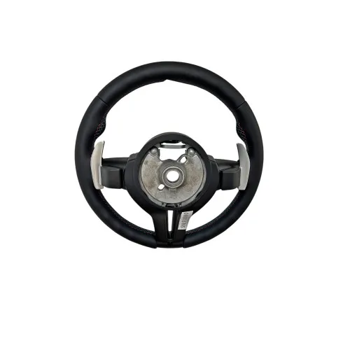 Volan sport piele compatibil cu modelele BMW Seria 3 E46 Seria 5 E39 Seria 7 E38 X3 - E83 Z4 - E85/E86 — imaginea 6
