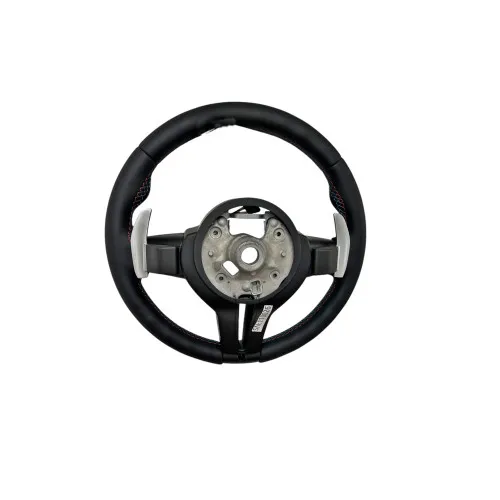 Volan sport piele compatibil cu modelele BMW Seria 5 F10,F11,F07 Seria 6 F06,F12,F13 Seria 7 F01,F02 — imaginea 4