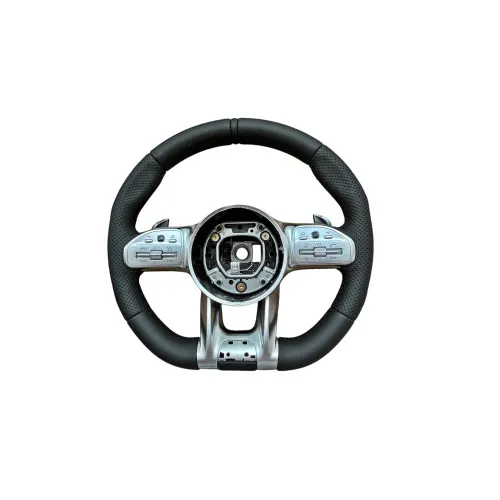 Volan sport piele compatibil cu modelele Mercedes 2011-2021 Produs compatibil - nu este OEM