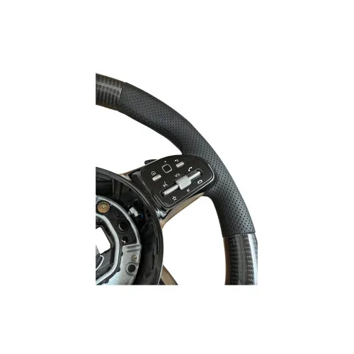 Volan sport piele perforata compatibil cu modelele Mercedes 2006-2010 Produs compatibil - nu este OEM — imaginea 7
