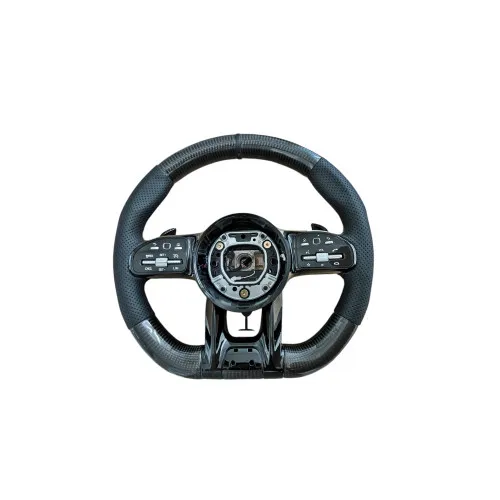 Volan sport piele perforata compatibil cu modelele Mercedes 2006-2010 Produs compatibil - nu este OEM