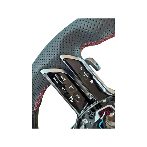 Volan sport piele si carbon compatibil cu modelele Mercedes 2011-2021 Produs compatibil - nu este OEM — imaginea 4