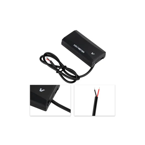 Voltmetru auto 12–24V pentru monitorizare tensiune
