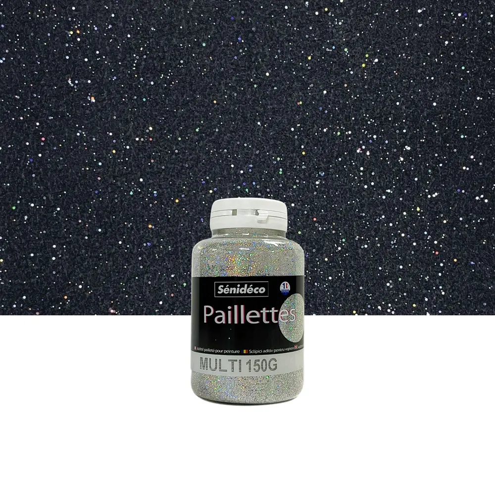 Vopsea paiete decorative Senideco, 150 gr, multicolore