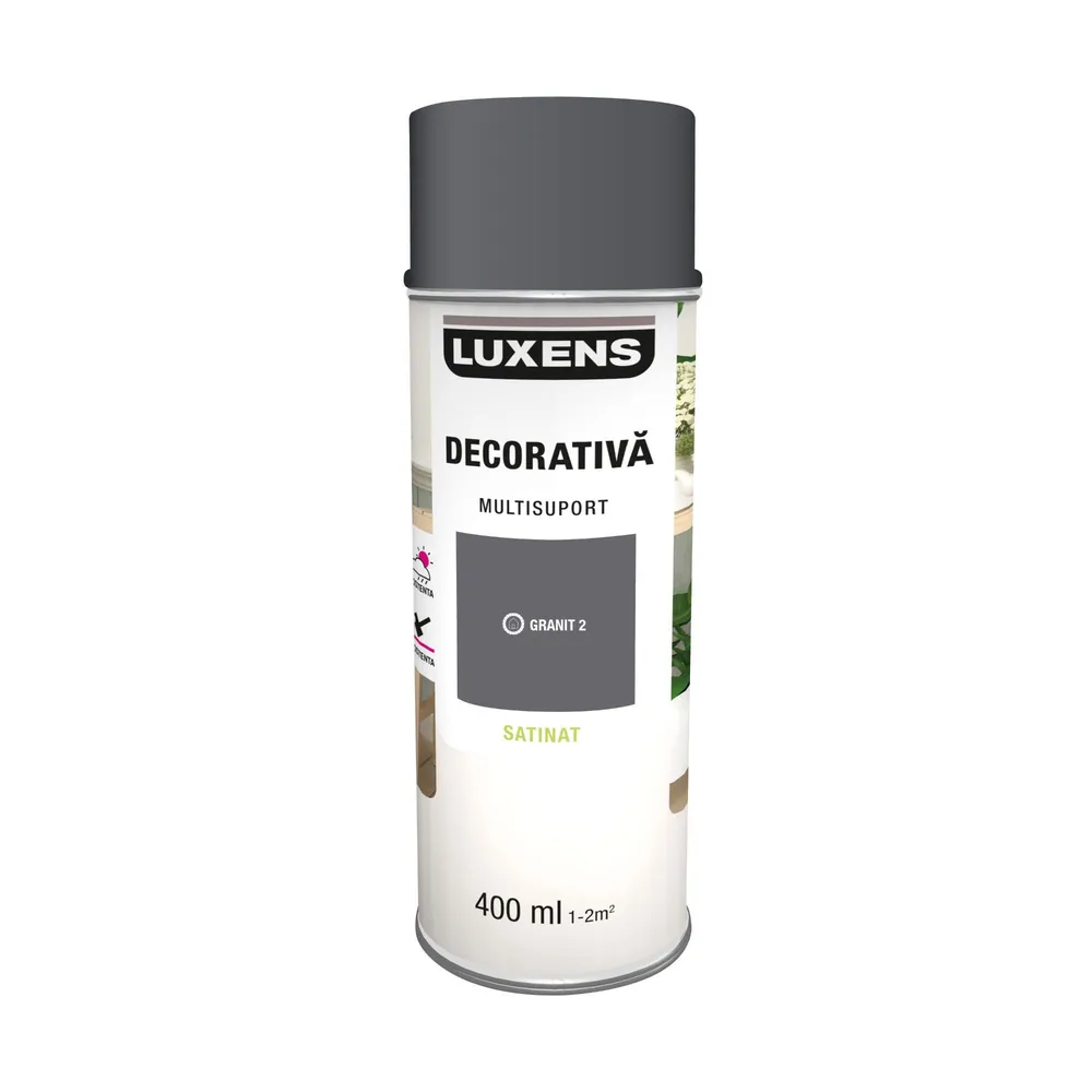 Vopsea spray Luxens, decorativa, granit 2, satinat, 400 ml