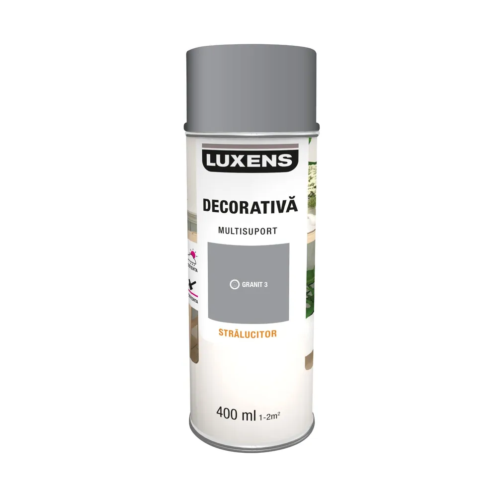 Vopsea spray Luxens, decorativa, granit 3, lucios, 400 ml
