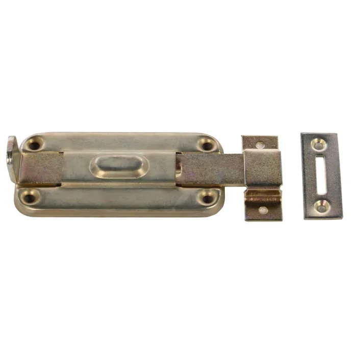 Zavor aplicat drept, zincat, 100 x 40 mm